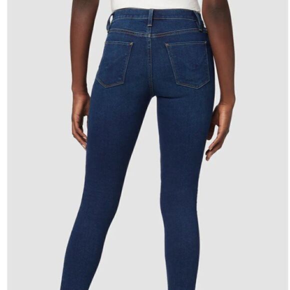 HUDSON Nico Super Skinny Midrise Jeans Size 25 Dark Wash - Picture 1 of 8